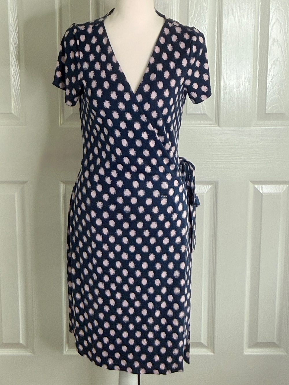 Diane von Furstenberg New Julian Two Silk Jersey Wrap Dress 10